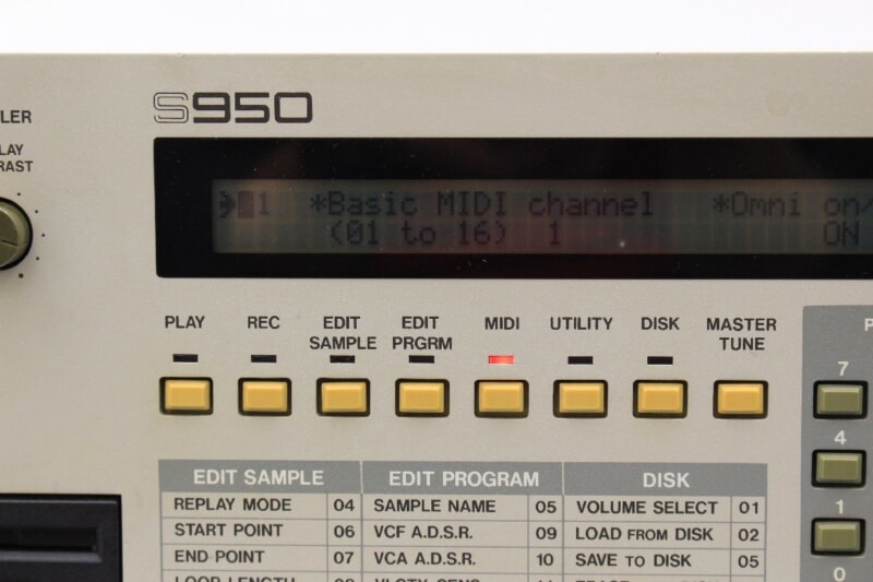 AKAI（アカイ）MIDI DIGITAL SAMPLER サンプラー S950　の画像1