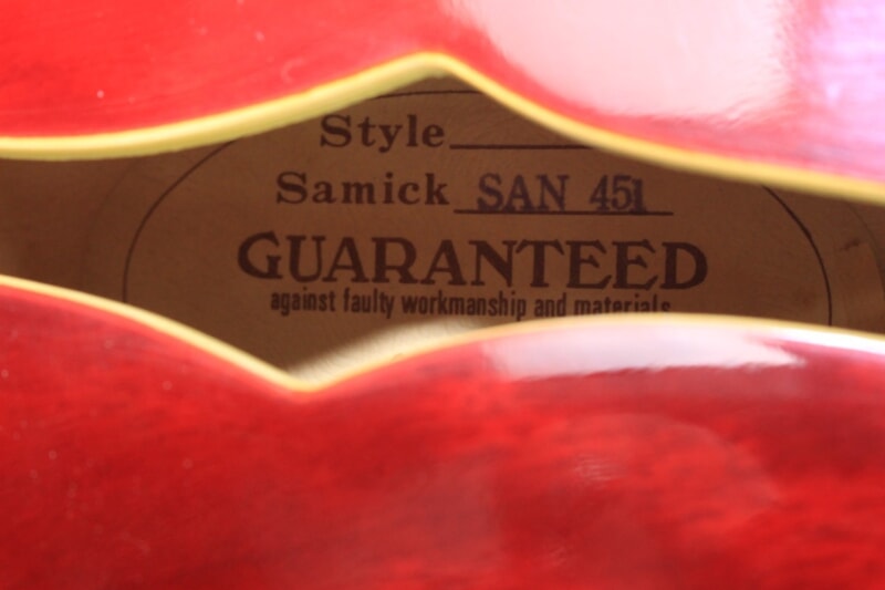 買取実績 |Samick（サミック）セミアコ SAN45 - 京都の楽器買取 かい