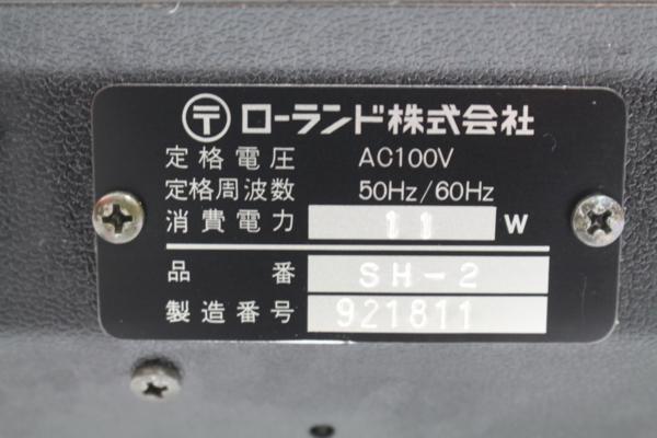 Roland（ローランド）　シンセサイザー　SH-2　37鍵盤の画像1