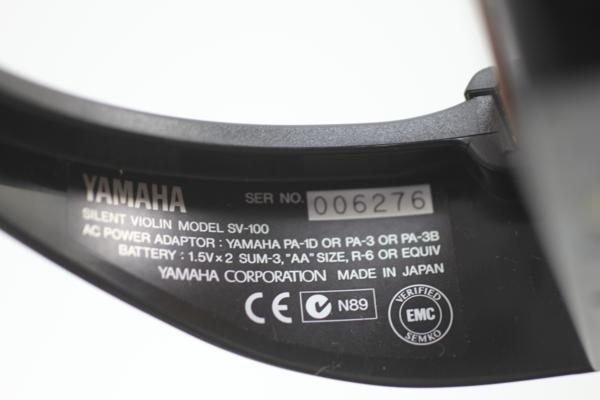 YAMAHA（ヤマハ）サイレントバイオリン SV-100の画像1