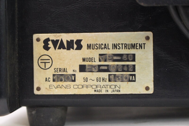 EVANS（エバンス）ヴォーカルエコー VE-80 ヴィンテージエフェクターの画像1