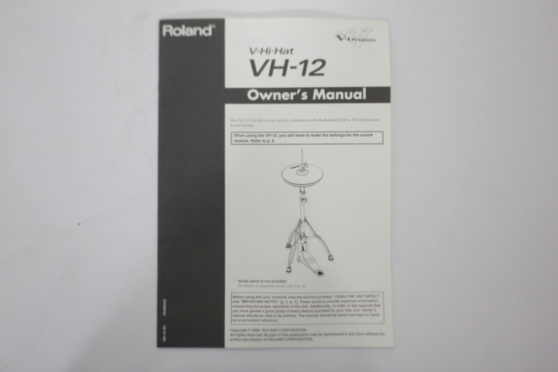 Roland（ローランド）Vハイハット VH-12 / Pearl（パール）ペダル スタンドの画像1