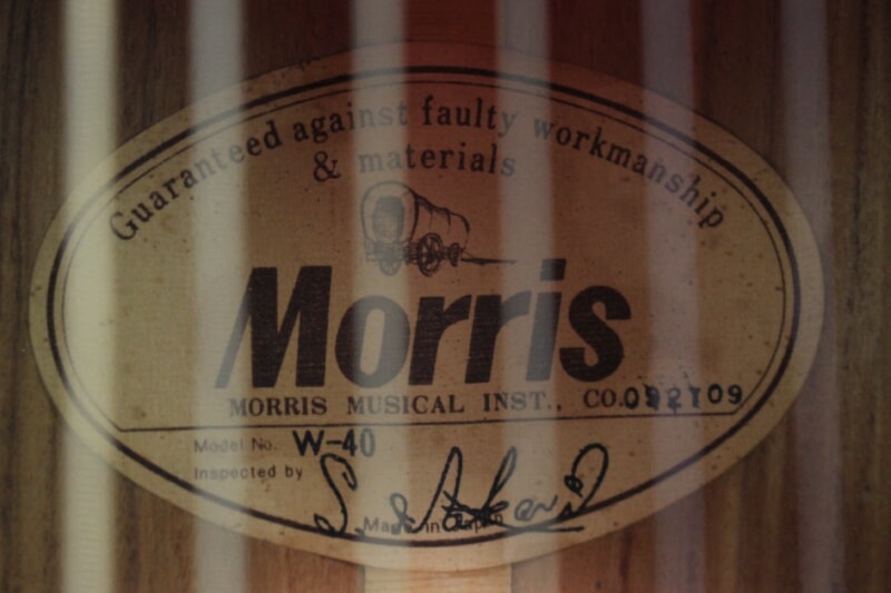 Morris（モーリス）アコースティックギター W-40の画像1