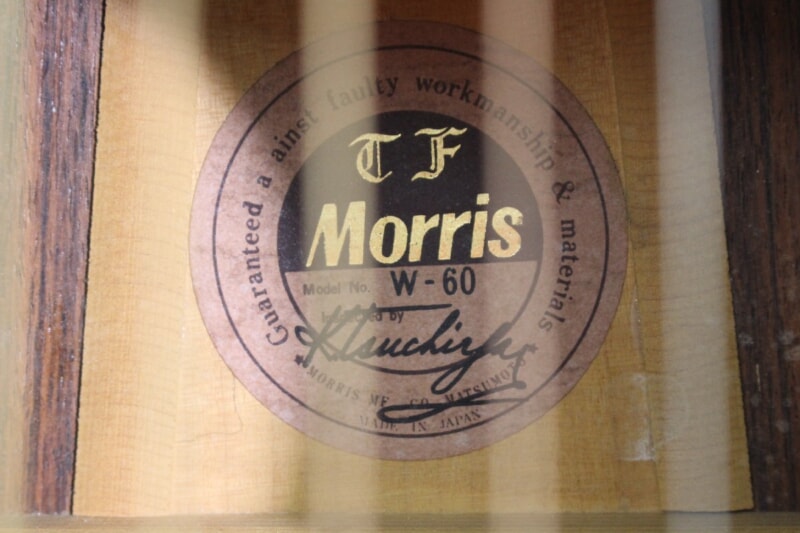 Morris（モーリス）アコースティックギター TF W-60の画像1