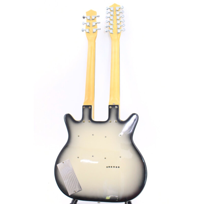 Danelectro（ダンエレクトロ）DOUBLE NECK エレキギター ブラックバーストの画像1