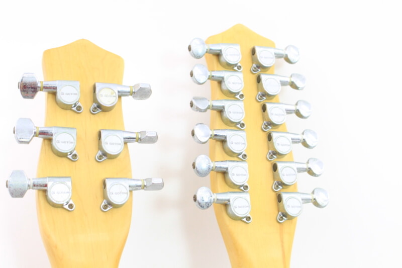 Danelectro（ダンエレクトロ）DOUBLE NECK エレキギター ブラックバーストの画像1