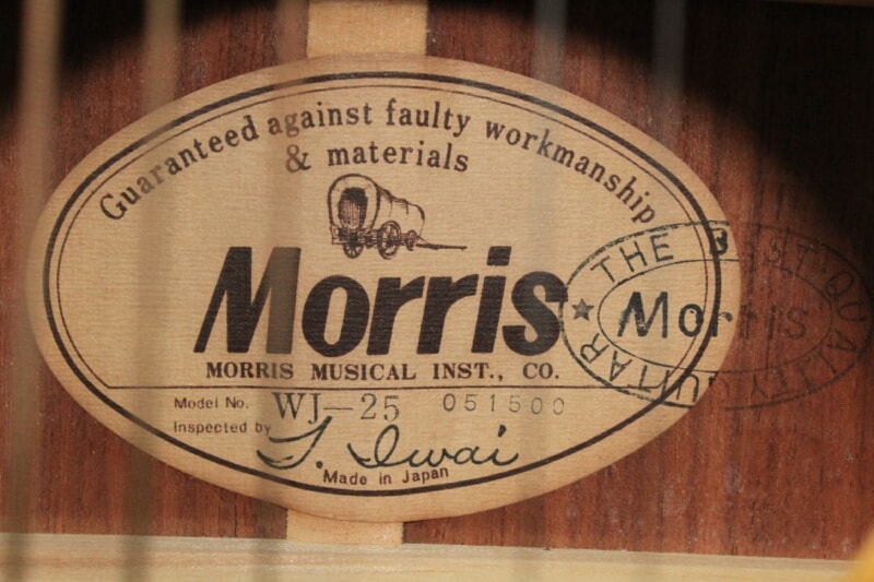 MORRIS（モーリス）アコースティックギター WJ-25の画像1