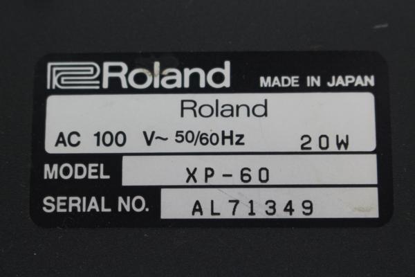 Roland （ローランド）　XP-60 シンセサイザー 61鍵盤の画像1