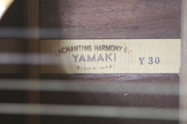 Yamaki （ヤマキ）アコースティックギター Y30の画像1