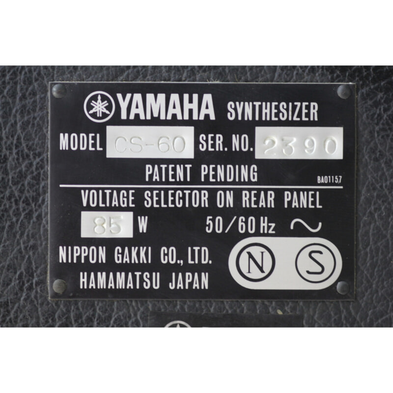 YAMAHA ヤマハ  シンセサイザー CS-60 61鍵の画像1