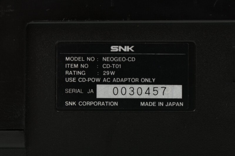 外箱・説明書付き】 SNK /NEO・GEO CD 本体 ネオジオCD [CD-T01] 後期型の画像1