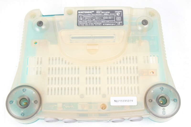 Nintendo64本体 クリアブルー AVケーブル・ACアダプター付きの画像1
