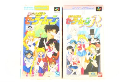 【外箱/説明書付】 美少女戦士セーラームーン ソフト2点セット SFC/スーパーファミコンの買取り品の画像