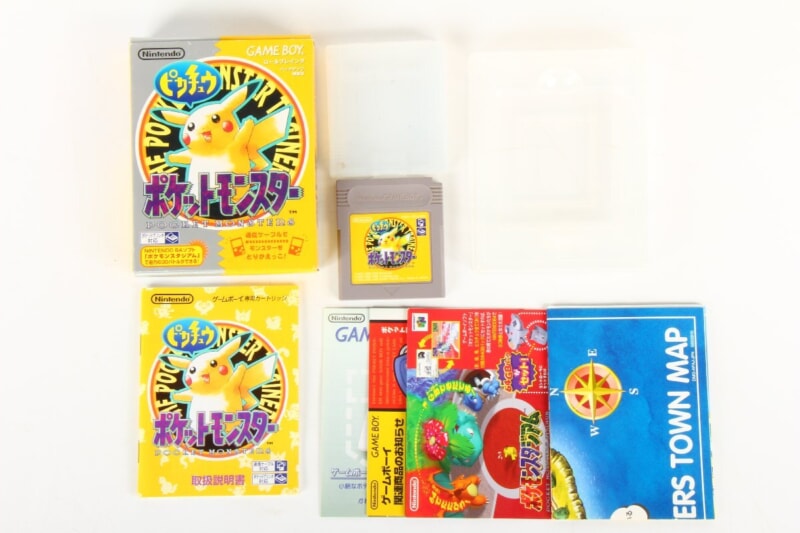 【外箱/説明書/地図付き】 ポケットモンスター  ピカチュウver 黄色 ゲームボーイソフト/GBの画像1