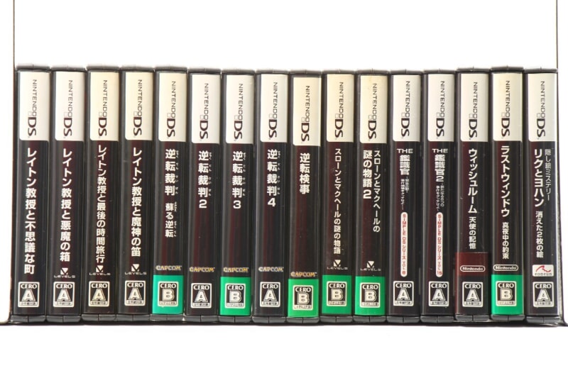 NintendoDSソフト  アドベンチャー作品 まとめセット レイトン教授シリーズ/逆転裁判シリーズ/DSでミステリーシリーズ などの画像1