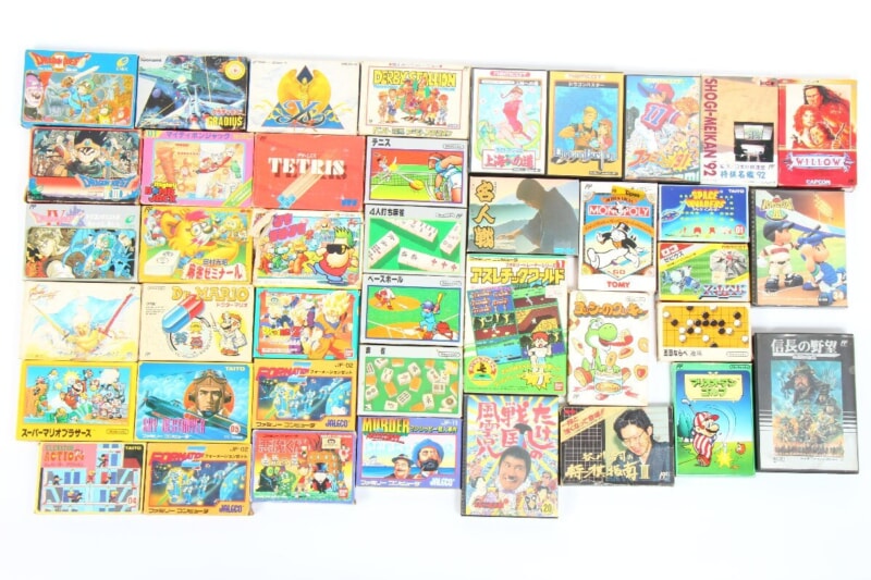 【外箱付き】 FC/ファミコンソフト まとめセット  ドラクエ/ドラゴンボール/悪魔くん/ウィローなどの画像1