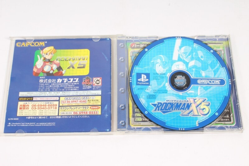 CAPCOM  [ロックマンX 5/6][ロックマンDASH] 3点セット PS1ソフトの画像1