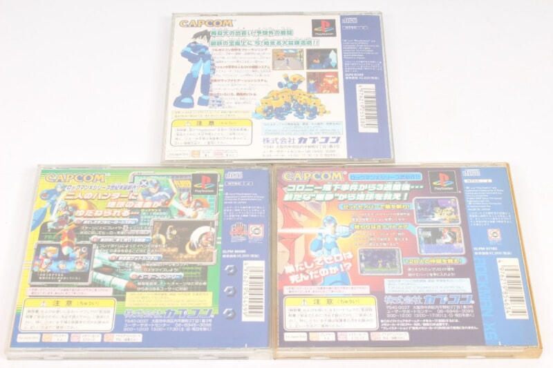 CAPCOM  [ロックマンX 5/6][ロックマンDASH] 3点セット PS1ソフトの画像1