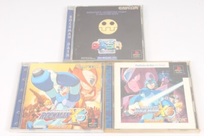 CAPCOM  [ロックマンX 5/6][ロックマンDASH] 3点セット PS1ソフトの買取り品の画像
