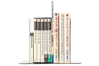 グローランサー  無印/Ⅱ/Ⅲ/Ⅳ/Ⅴ/Ⅵ ソフト6本 攻略本4冊 まとめセット PS/PS2ソフトの買取り品の画像