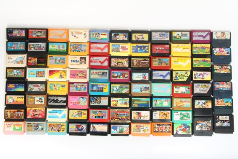 FC/ファミコンソフトまとめセット  魔界村/ドラゴンボール/マリオ/ ゴエモン/ドラクエ などの画像1