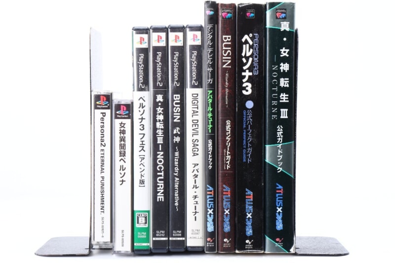ATLUS作品まとめ PS1・PS2ソフト [ペルソナ2 罰][ペルソナ3 フェス][武神] など 一部攻略本付きの画像1