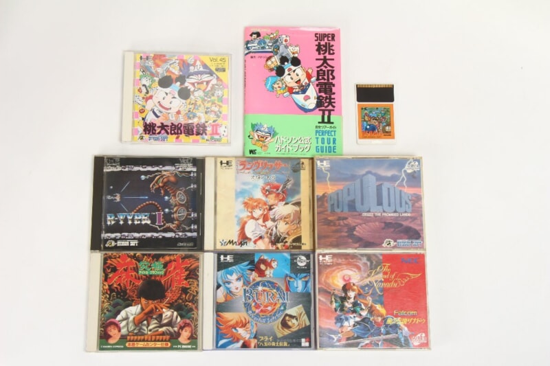 PCエンジン ソフトまとめセット 桃太郎電鉄/究極麻雀/ラングリッサー/ブライなどの画像1