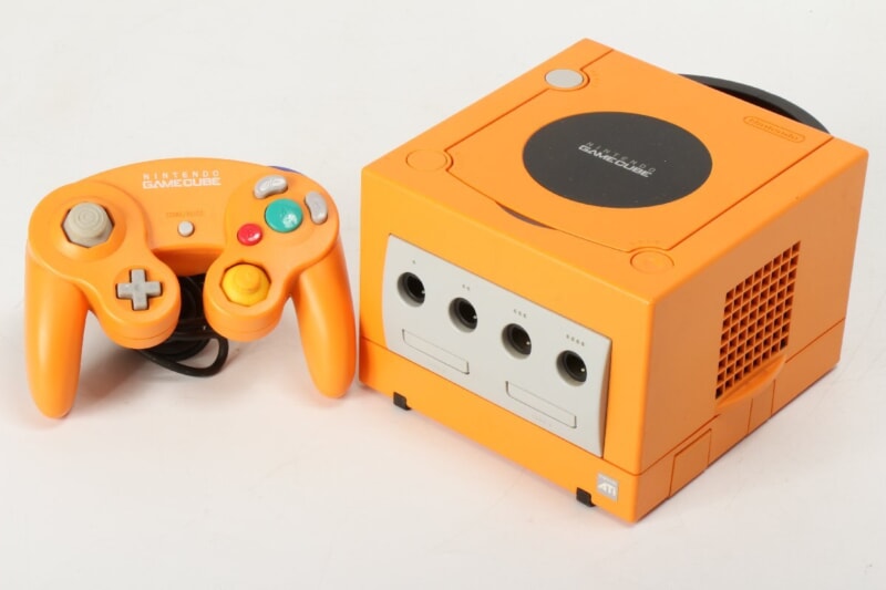 外箱付き Nintendo/任天堂  ゲームキューブ本体/コントローラー オレンジの画像1