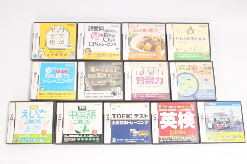 Nintendo DSソフト  教育・教養系ソフト まとめセット [やわらかあたま塾][お料理ナビ][えいご三昧] などの画像1