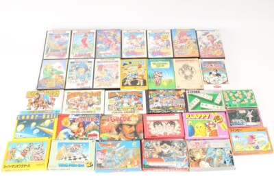 【外箱付き】 FC/ファミコンソフト まとめセット  ドラクエ/ウィザードリィ/マリオ/ツインビーなどの買取り品の画像