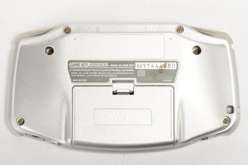 Nintendo ゲームボーイアドバンス本体 シルバー動作品の画像1