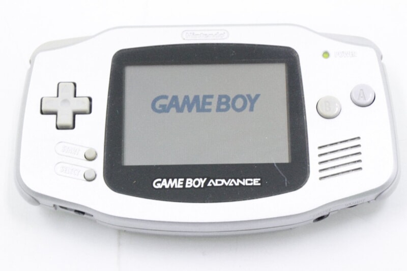 Nintendo ゲームボーイアドバンス本体 シルバー動作品の画像1