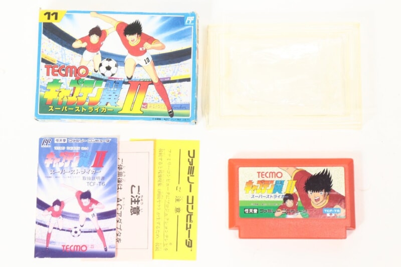 【外箱/説明書付き】 キャプテン翼/Ⅱ スーパーストライカー ファミコンソフト/FCの画像1