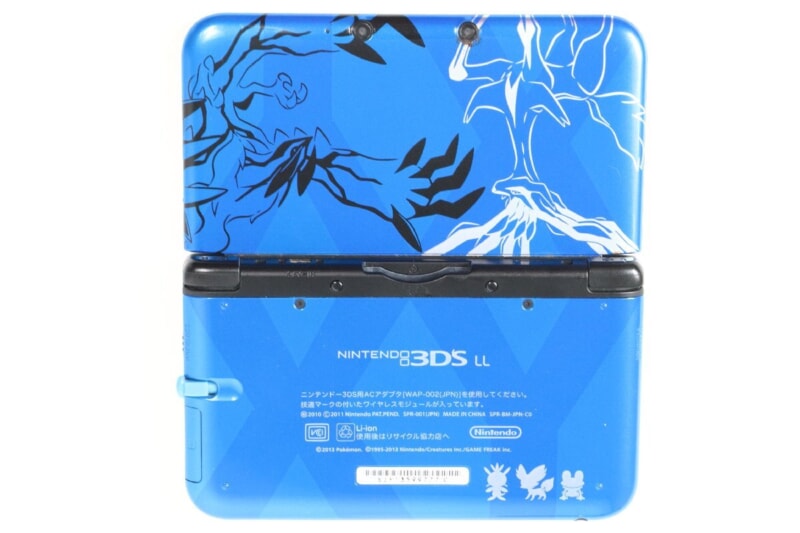 【ポケットモンスターXパック】 Nintendo3DS LL 本体 ゼルネアス・イベルタル ブルーの画像1