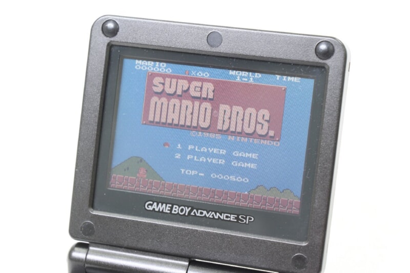 Nintendo ゲームボーイアドバンスSP本体 ブラック 動作品の画像1