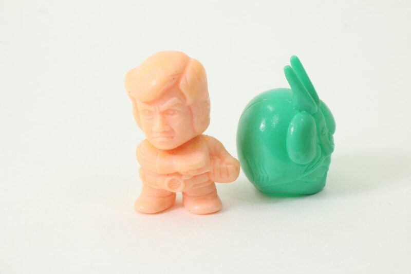 【当時物】 SD仮面ライダー倶楽部  マスクドライダー 1号/2号/アマゾン/ストロンガー 消しゴム マスク着脱の画像1