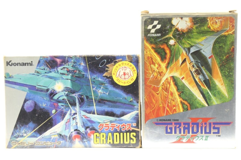 【外箱/説明書付き】 グラディウス [1][2]  ファミコンソフト/FC KONAMIの画像1