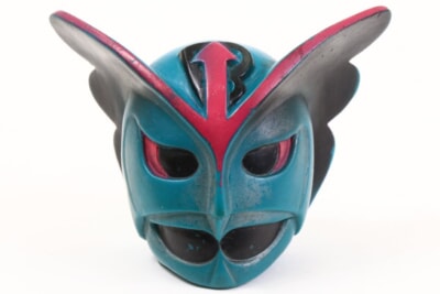 【当時物】 旧バンダイ [超人バロムワン] マスクのみ ソフビ 着脱の買取り品の画像