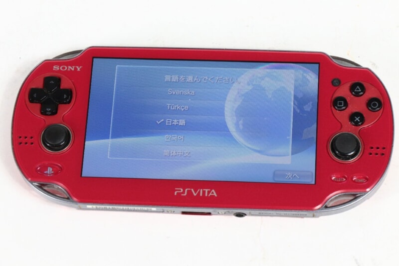SONY  PSVITA 本体 PCH-1000 コズミックレッドの画像1