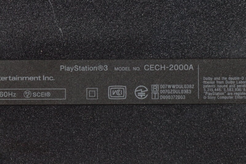 SONY  PS3本体(CECH-2000A) 120GBの画像1