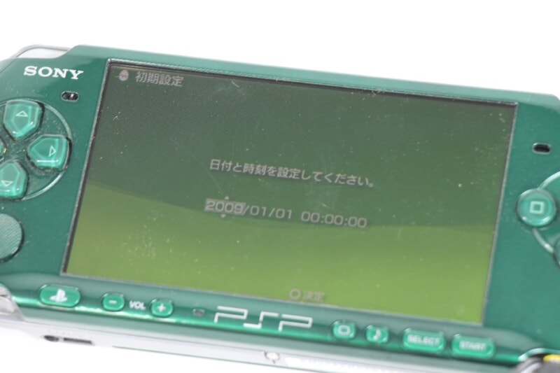 SONY  PSP本体(PSP3000) グリーン 動作品の画像1