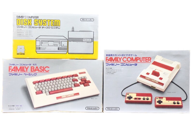 【外箱付】 Nintendo  ファミコン本体/ディスクシステム/ファミリーベーシック まとめセットの画像1