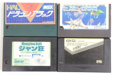 MSXソフト まとめセット  ドラゴンアタック/エクセリオン/ジャン狂/蒼き狼と白き牝鹿 ジンギスカン などの買取り品の画像