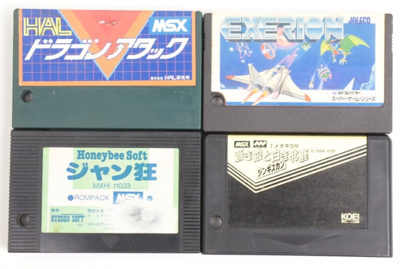 MSXソフト まとめセット  ドラゴンアタック/エクセリオン/ジャン狂/蒼き狼と白き牝鹿 ジンギスカン などの画像1