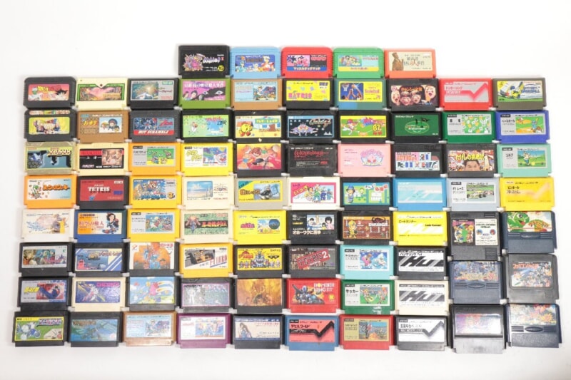 FC/ファミコンソフトまとめセット  忍者ハットリくん/ドラゴンボール/ ウィザードリィ/ギャラガ などの画像1