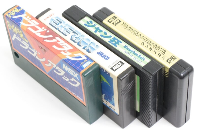 MSXソフト まとめセット  ドラゴンアタック/エクセリオン/ジャン狂/蒼き狼と白き牝鹿 ジンギスカン などの画像1