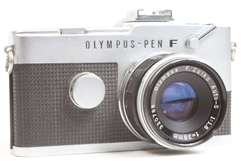 OLYMPUS/オリンパス  PEN-F/ペン-F レンズ Zuiko 1:1.8 F=38mm フィルムカメラの画像1