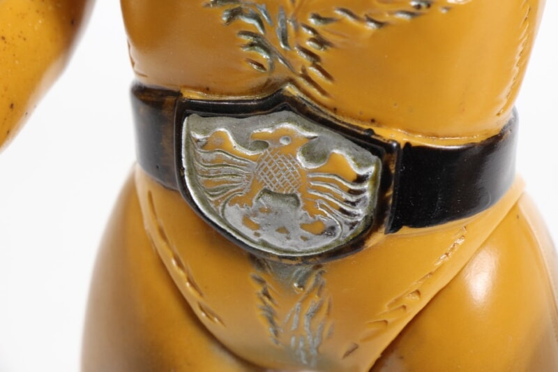 【当時物】 旧バンダイ [地獄サンダー] キングサイズ 怪人/仮面ライダー 全高：約38cmの画像1