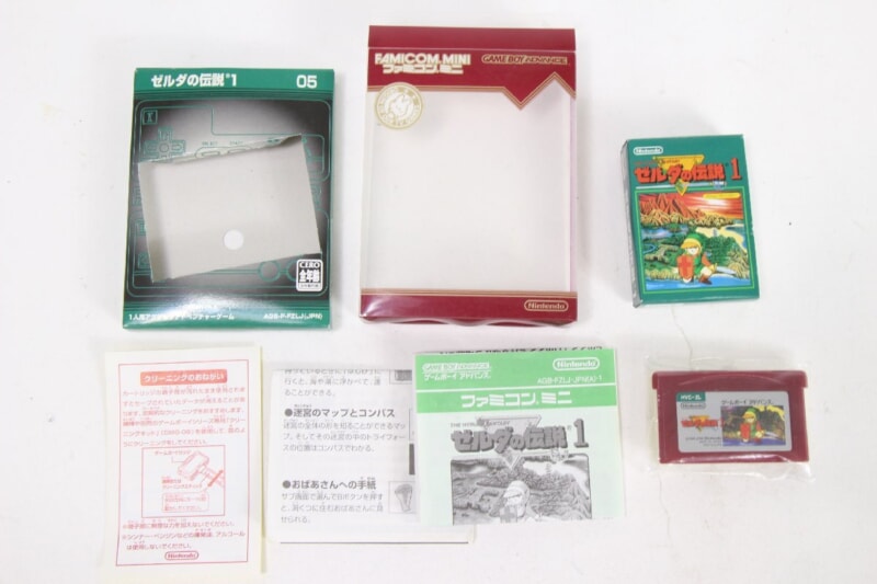Nintendo ファミコンミニ [ゼルダの伝説/アイスクライマー/メトロイド/ スーパーマリオブラザーズ1 2] GBAソフトの画像1