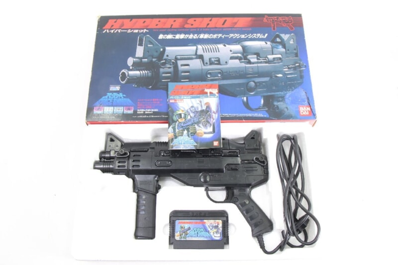 ハイパーショット基本セット（専用ソフト スペースシャドー入り） ファミコン周辺機器 FC 銃 BANDAI/バンダイの画像1